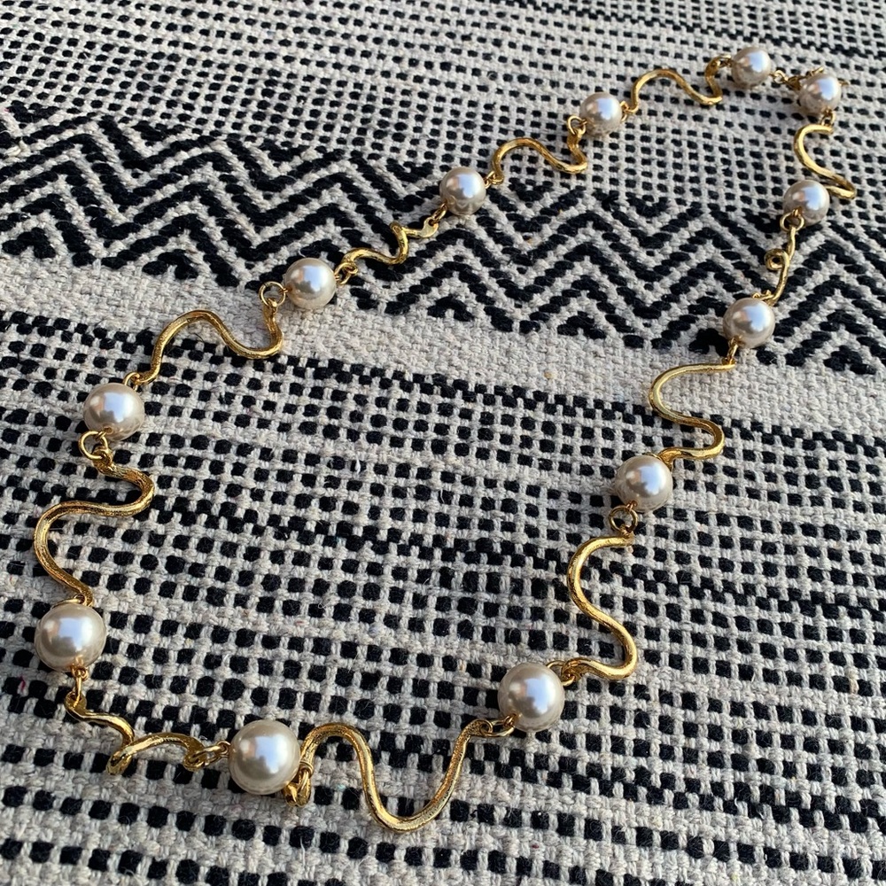 Authentic Cecile Jeanne Oversized Pearl Necklace